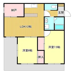 blue rose B【2階】の間取り