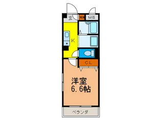 レジデンス佐々木【3階】の間取り