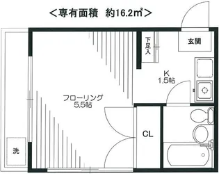 サンライズ南長崎【4階】の間取り