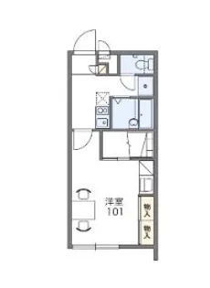 パームサイド【2階】の間取り