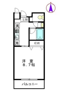 グリーンフォレスト【3階】の間取り