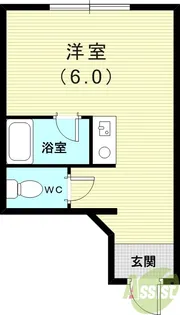 長月ハウス【2階】の間取り