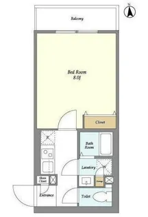 ルネサンスコート上北沢front【4階】の間取り