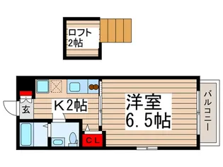 ラフィネフル-ル【2階】の間取り