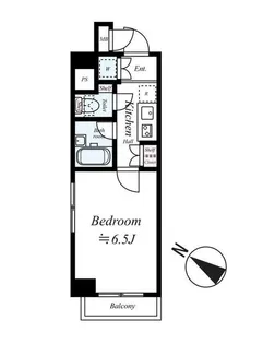 ルーブル大森山王【6階】の間取り
