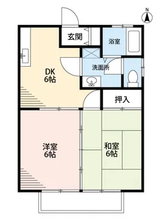 メゾンドソレイユ【2階】の間取り
