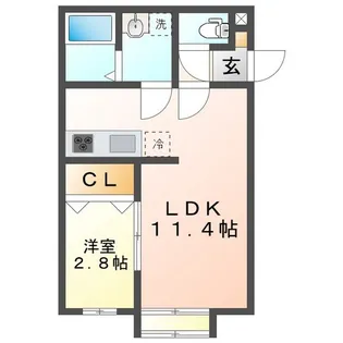 Aubel【1階】の間取り