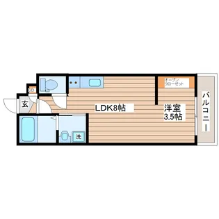 Asuit山田新町(アスート山田新町)【2階】の間取り
