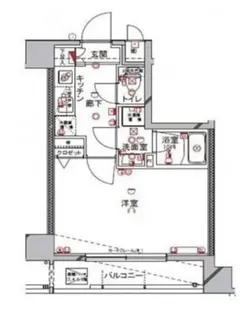 フィオリーシェ東浅草【2階】の間取り