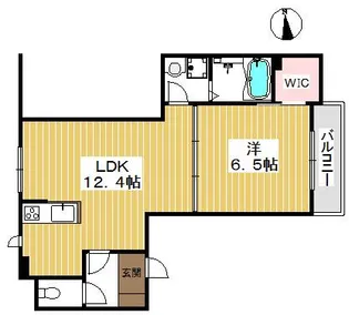 フォルトゥナート【1階】の間取り