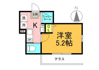 Villa Azure【1階】の間取り