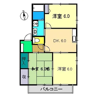レ モンベール A棟【2階】の間取り