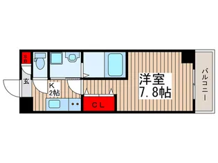 シルクリバー西竹ノ塚【1階】の間取り