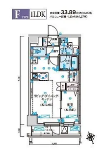 リヴシティ初台【5階】の間取り