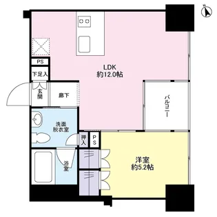 レグノ・プレミア高輪【4階】の間取り