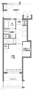 アクタス博多Vタワー1番館【12階】の間取り