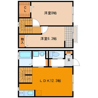 Ensoleille(アンソレイェ)の間取り