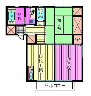 メマリス・ソートB棟【1階】の間取り