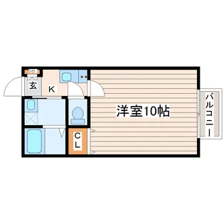 パークフォレスト黒松【1階】の間取り