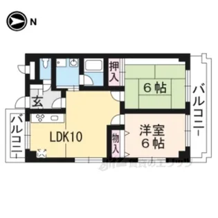 プレディオサン【3階】の間取り