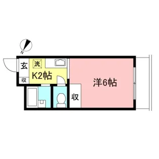 グランドール大台【2階】の間取り