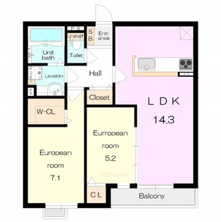 アルバグランデ I【2階】の間取り