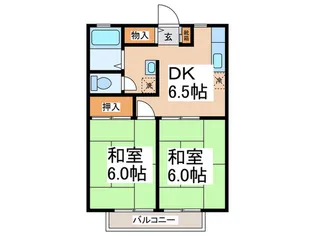サンヴィレッジA棟【1階】の間取り