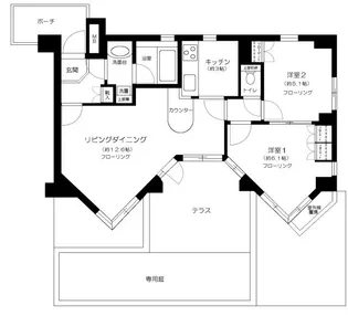 ジェイパーク高田馬場プレジャーステージ【1階】の間取り