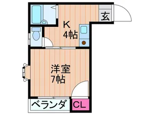メゾンドゥエスポア-ル2番館【3階】の間取り