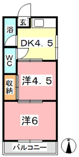 野田マンション A【2階】の間取り