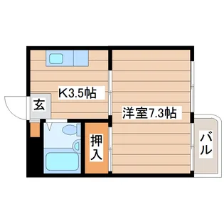 コーポ小林【2階】の間取り