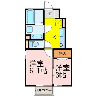 ショコラA【1階】の間取り