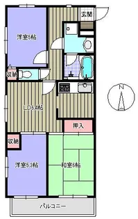 ワコーレ日吉II【3階】の間取り