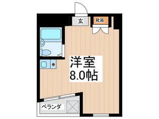 アパートメント石原【4階】の間取り