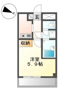 ヴィレッジヒル宮西【4階】の間取り
