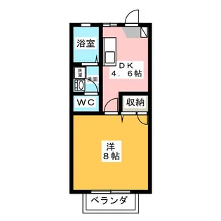 メゾン・ド・ルミエールA棟【1階】の間取り