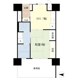エクセルコート戸田公園【1階】の間取り