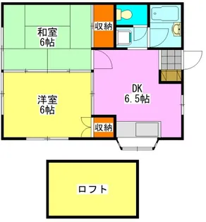 ハーモニー津田沼【2階】の間取り