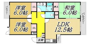 マンション寿【3階】の間取り