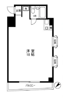 日神パレス池袋【2階】の間取り