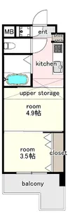 No.55 Wes PROJECT55博多【11階】の間取り
