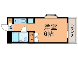 シャンブルアオヤマ【2階】の間取り