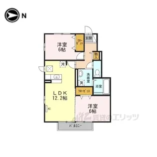 セレッソパティオ2【1階】の間取り