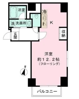 ONE三ノ輪【5階】の間取り