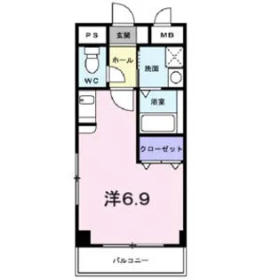カルム六番町【2階】の間取り