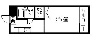 コーポ御用【3階】の間取り