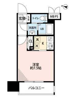 サヴォイマキシマイズ博多ステーション【4階】の間取り