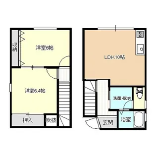 フォーティーンハウス【1階】の間取り