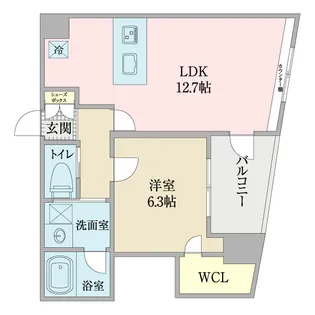 グーズベリー【7階】の間取り