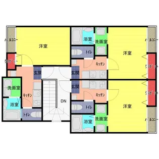 アークプレイス東浦和【1階】の間取り
